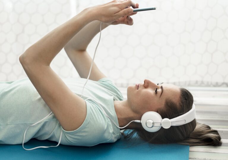 close-up-active-woman-listening-music-scaled